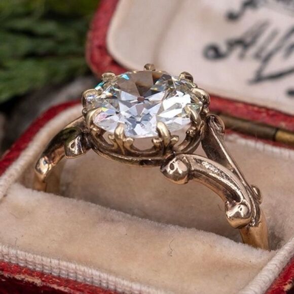 🩵 NEW Vintage crystal unique style ring 🩵 - Picture 2 of 6